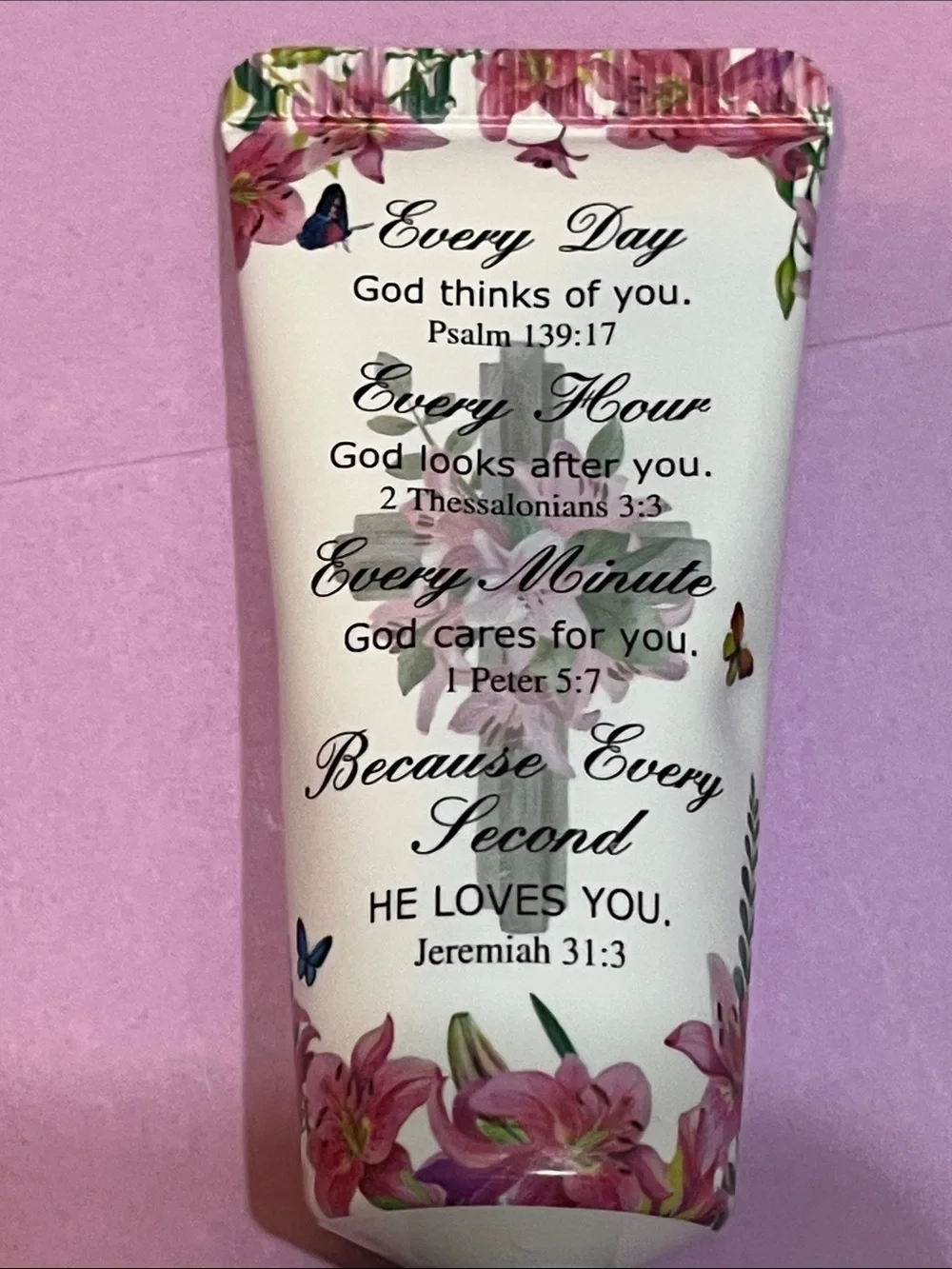 Christian Gift Bundle Set of 5 | Hand Cream, Lip Balm, Scripture Card
